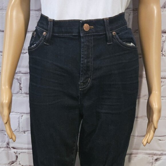 J. CREW - Dark wash high rise skinny jeans - Picture 4 of 11